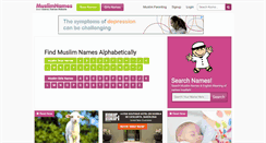 Desktop Screenshot of muslimnames.info